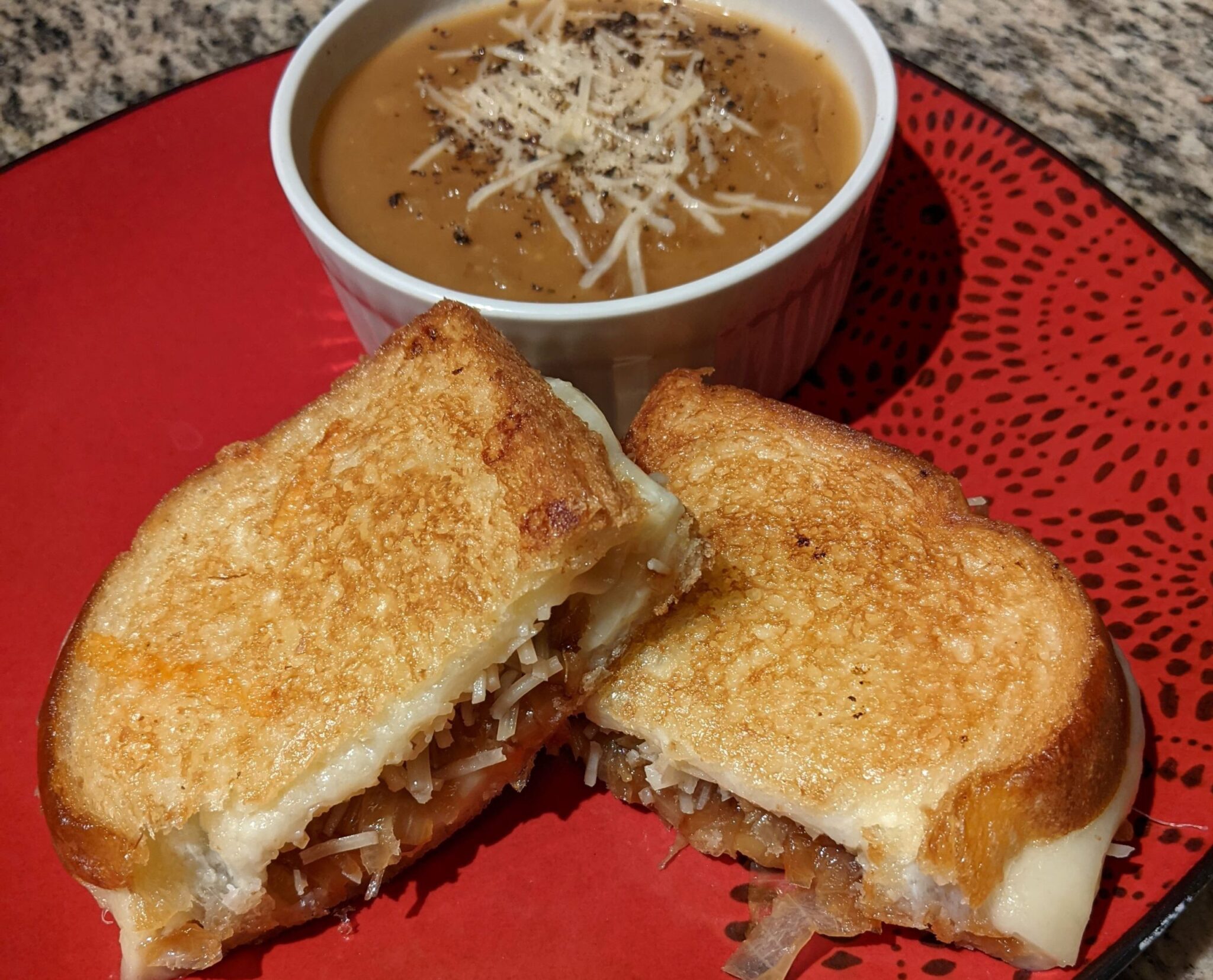 French Onion Grilled Cheese