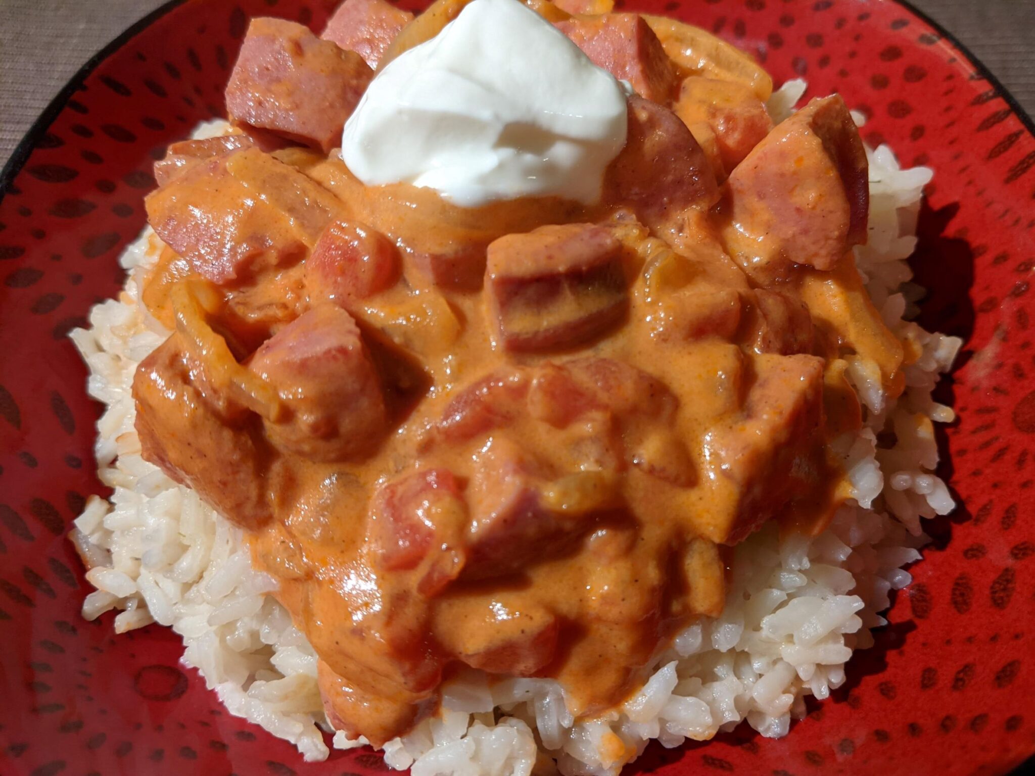 Sausage Stroganoff