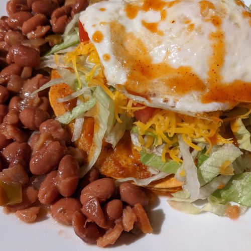 New Mexican Stacked Enchiladas