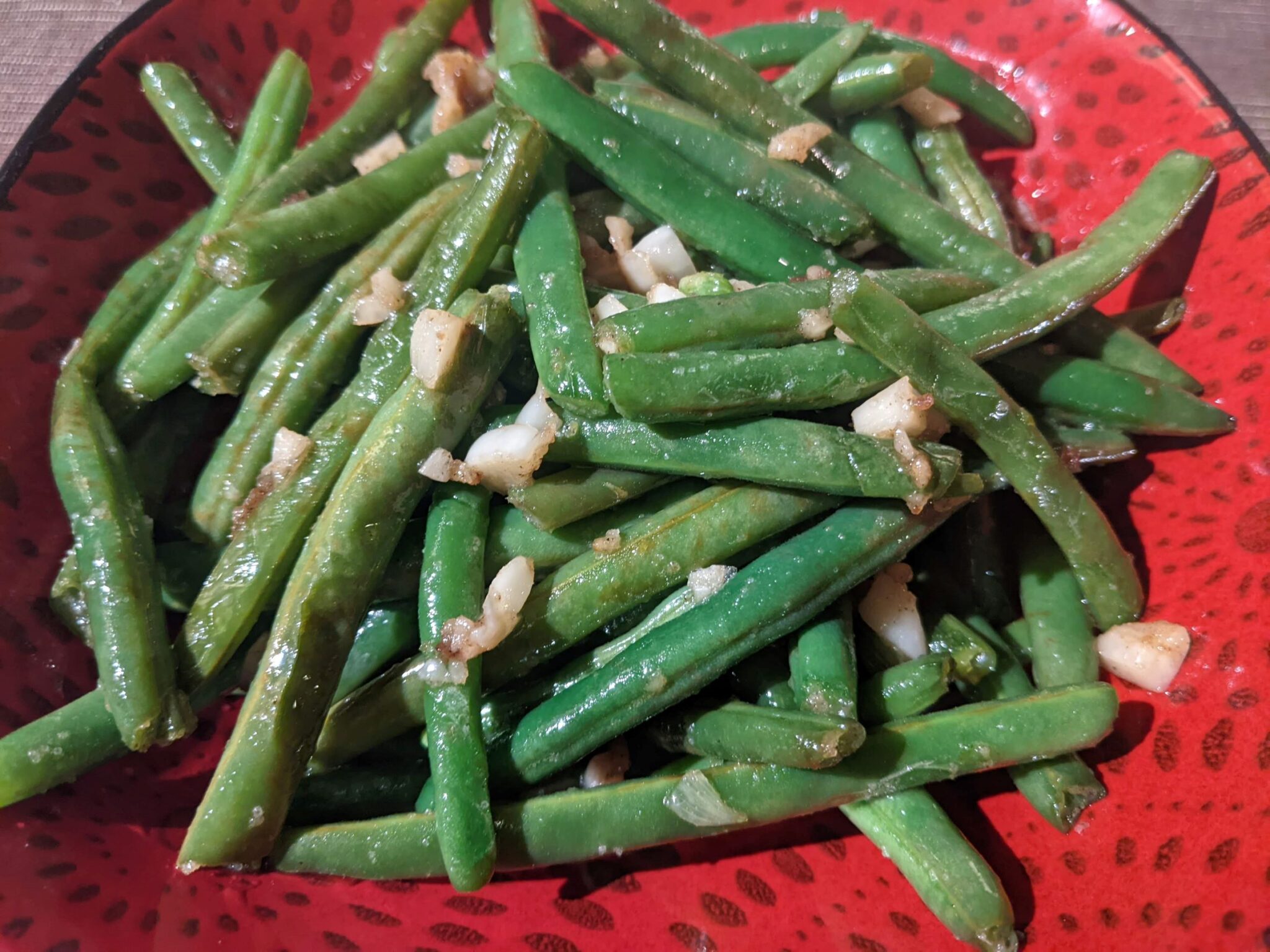 Garlicky Green Beans