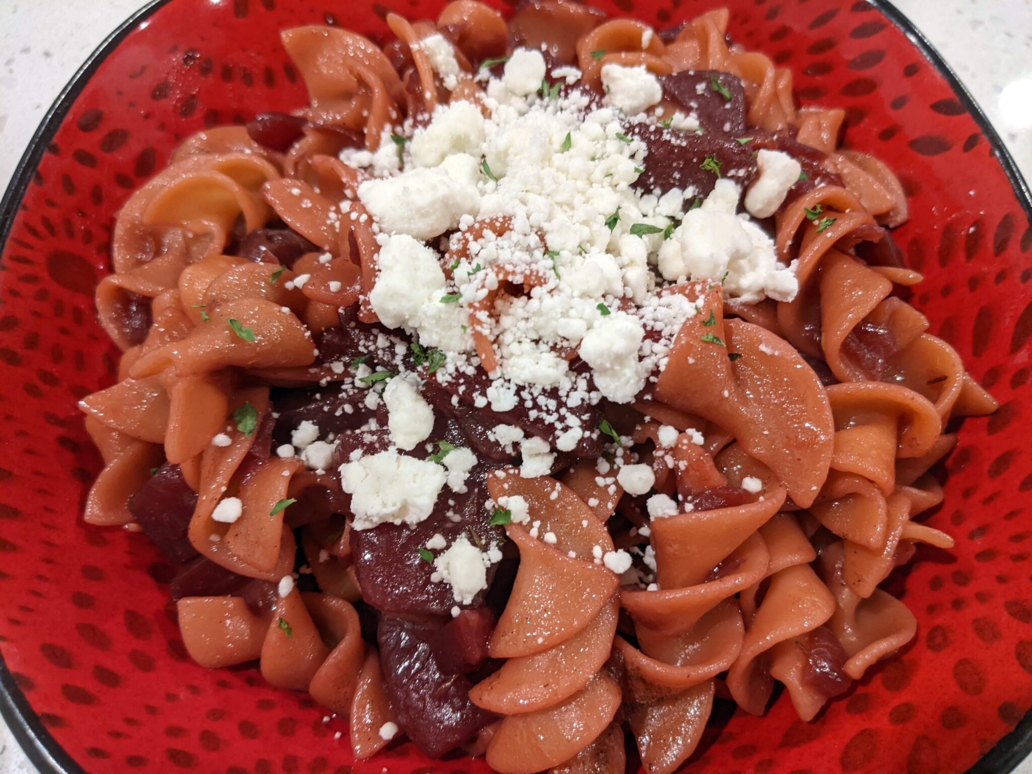 Sweet Beet Pasta