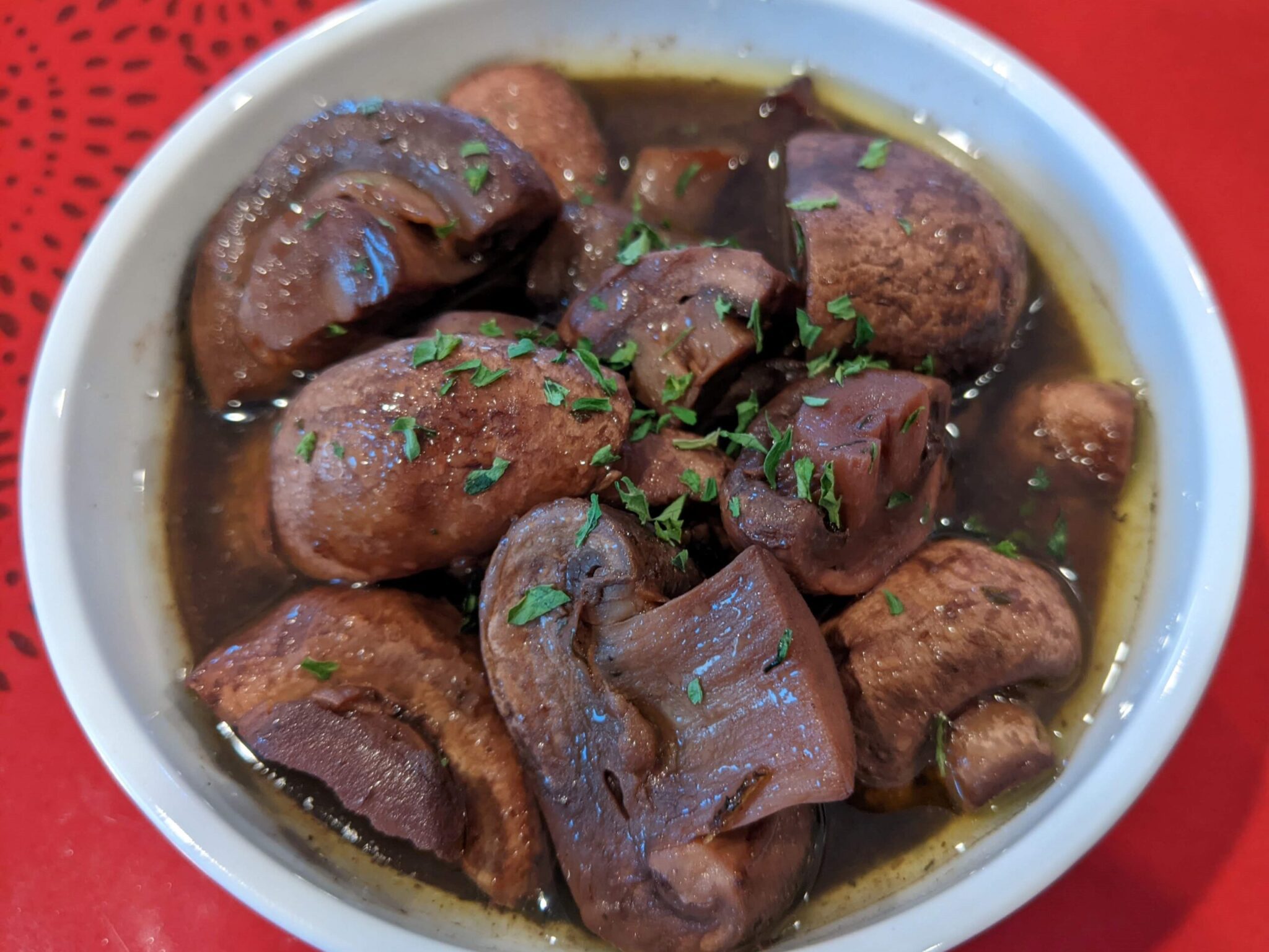 Burgundy Mushrooms