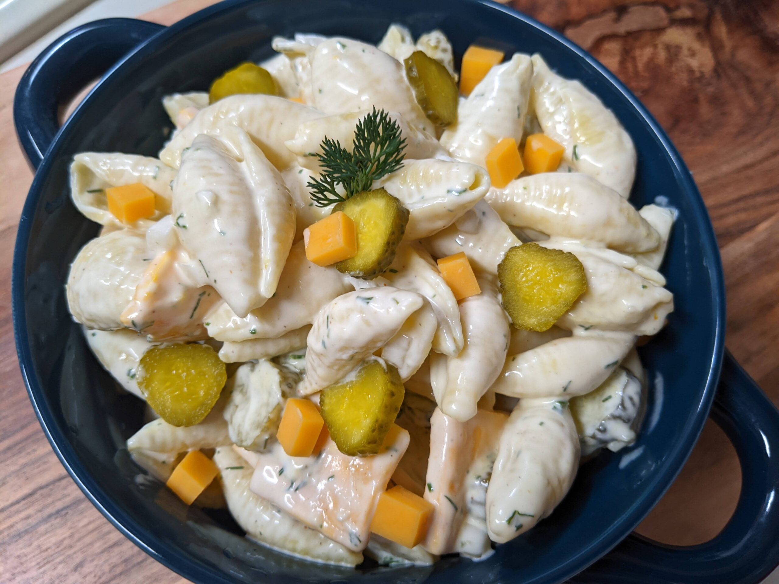 Dill Pickle Pasta Salad