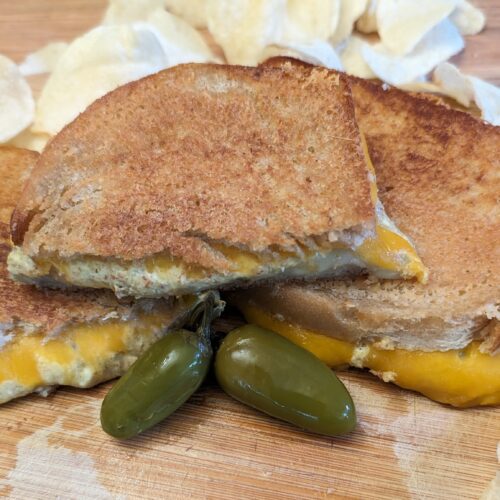 Jalapeno Popper Grilled Cheese
