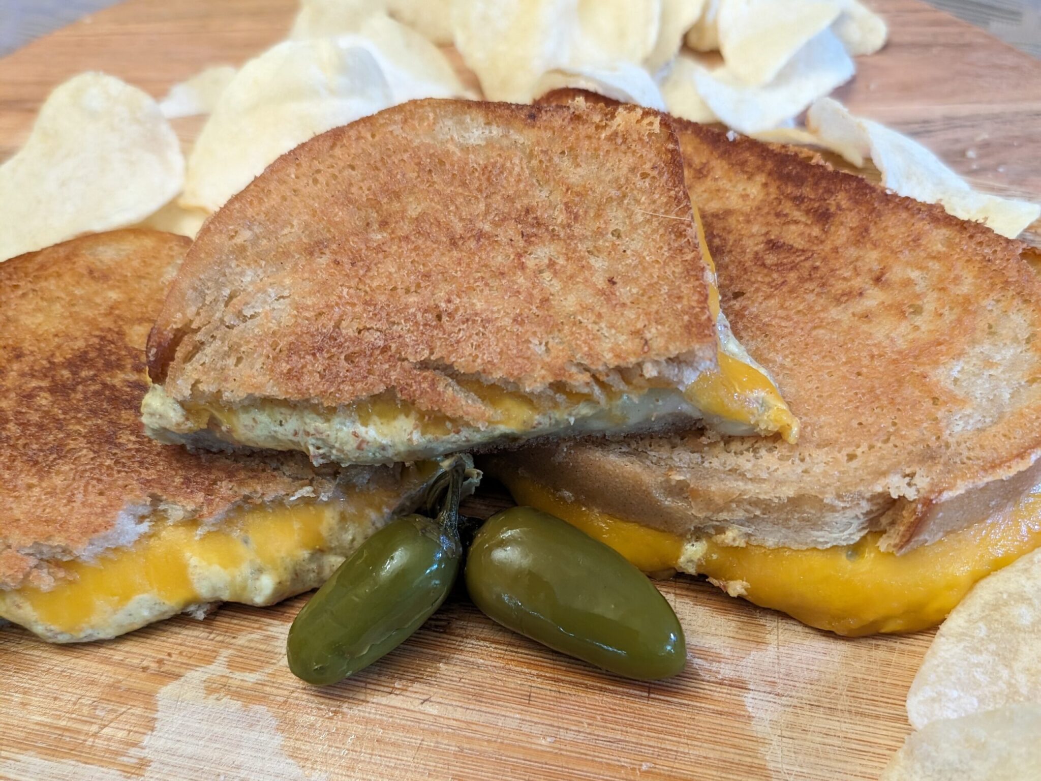 Jalapeno Popper Grilled Cheese