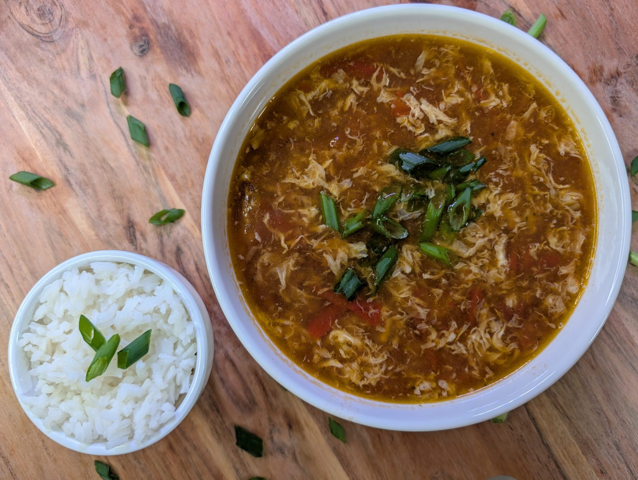 Tomato Egg Drop Soup