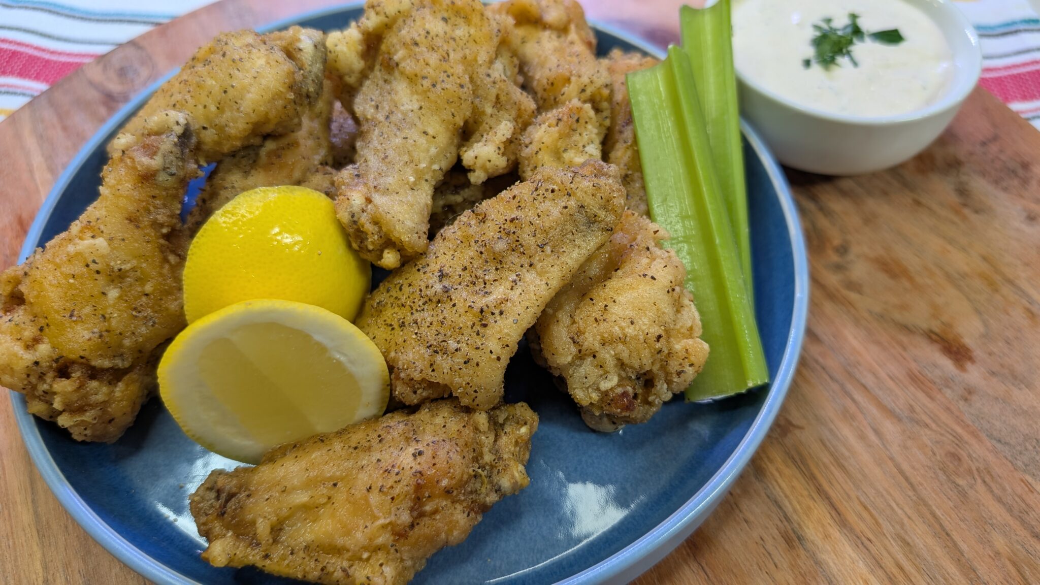 Lemon Pepper Chicken Wings