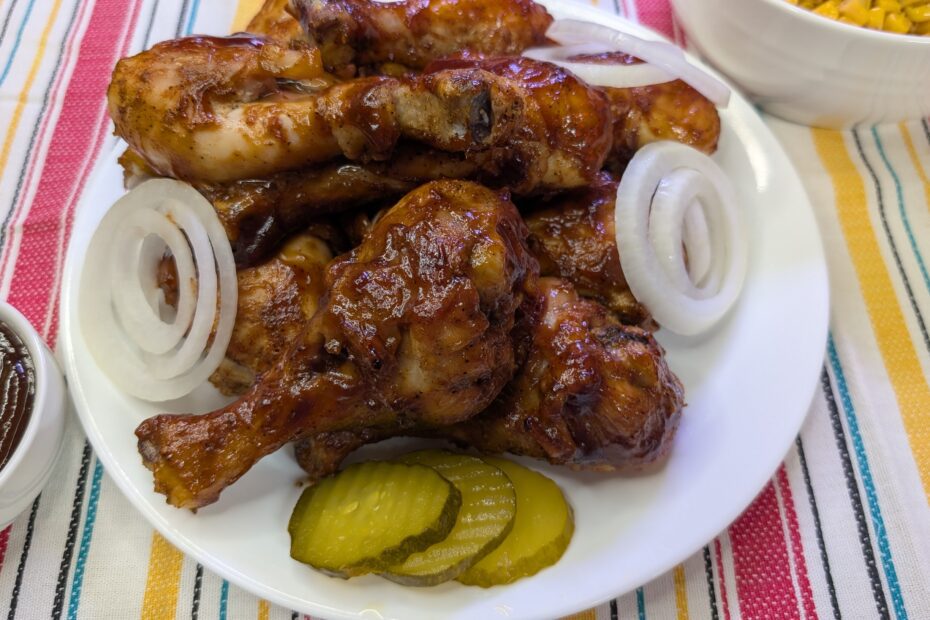 Baked BBQ Chicken Drumsticks