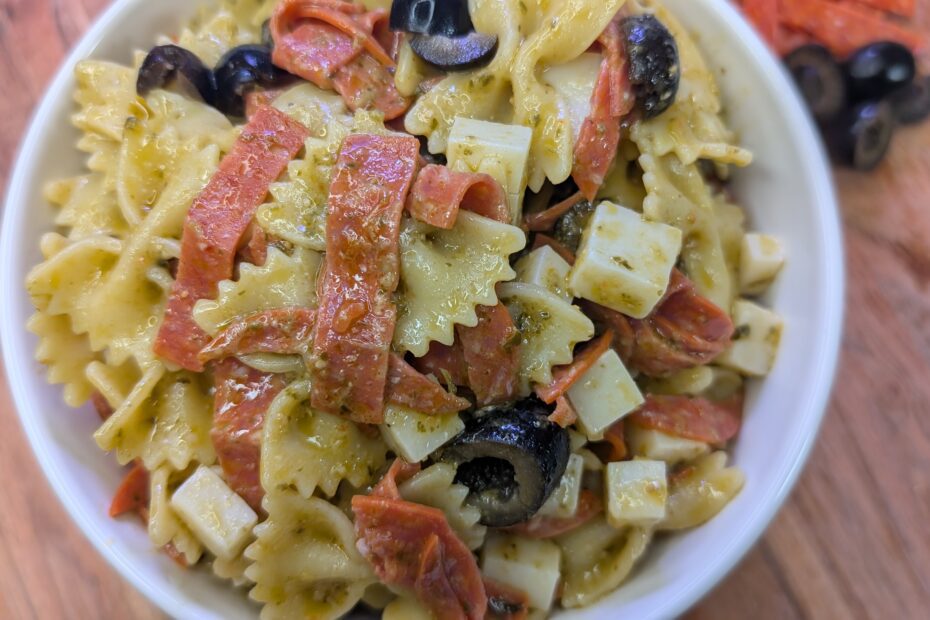 Hot Pasta Salad