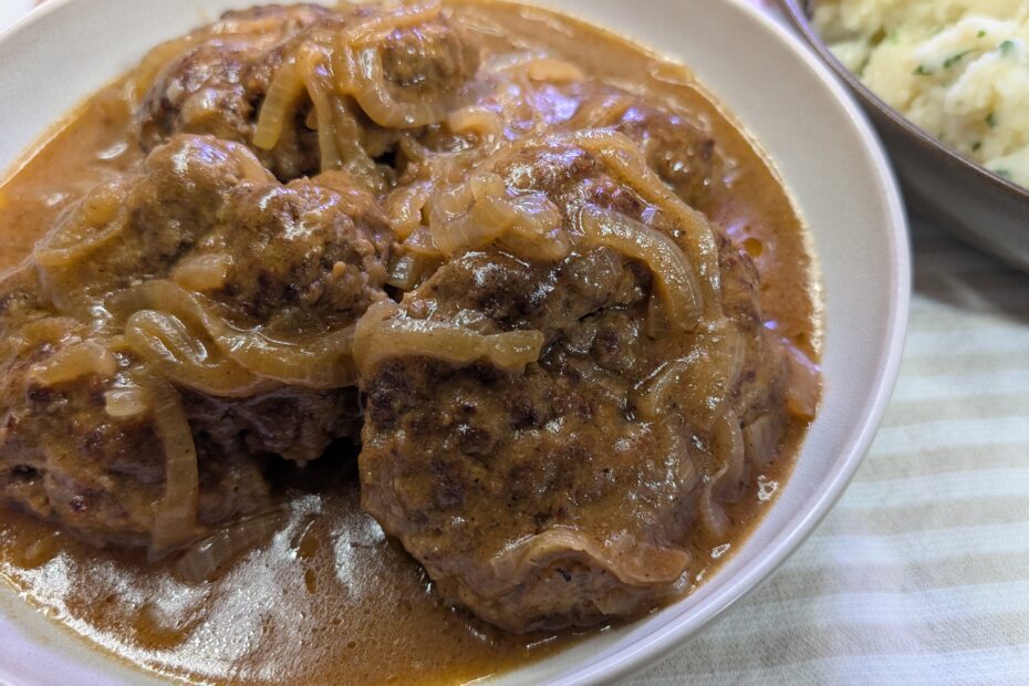 Homemade Salisbury Steak with Brown Gravy