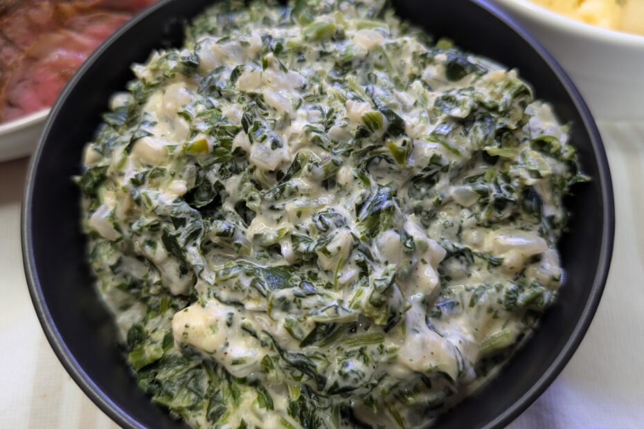 Classic Creamed Spinach