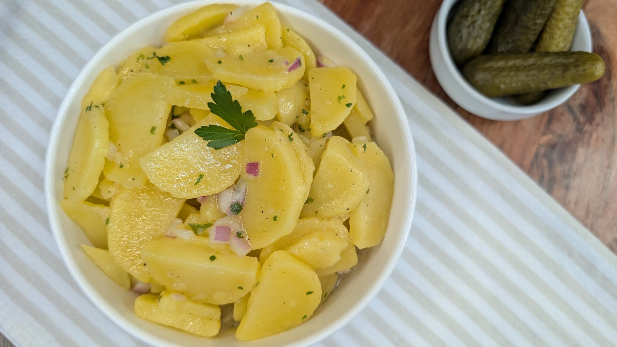 Austrian Potato Salad (Erdäpfelsalat)